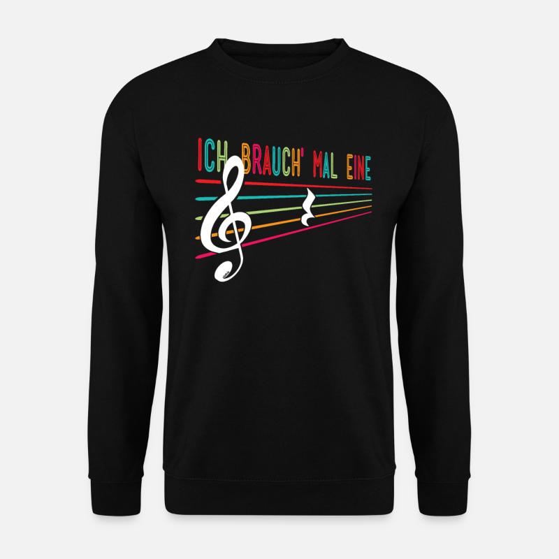 Musik-Lehrer Musiker Spruch Lustig - Unisex Pullover - Schwarz