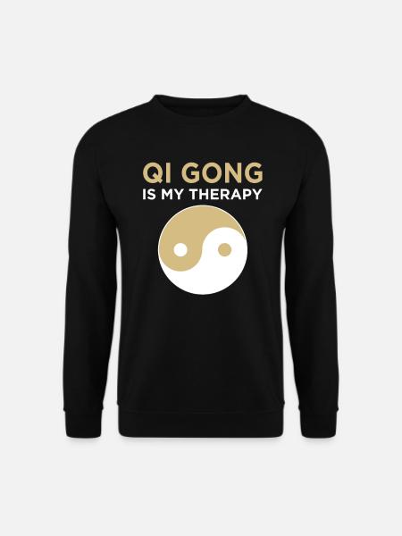 Qigong Qi Gong Tai Chi Thai Chi Chigong Yoga - Unisex Pullover - Schwarz