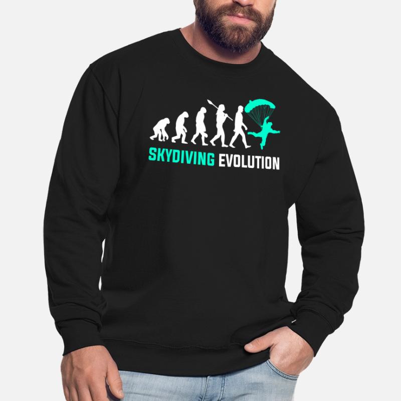 Evolution du parachutisme Sweat-shirt Unisexe