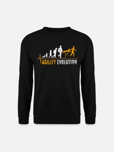 Agility dog sport birth - Unisex Sweatshirt - black
