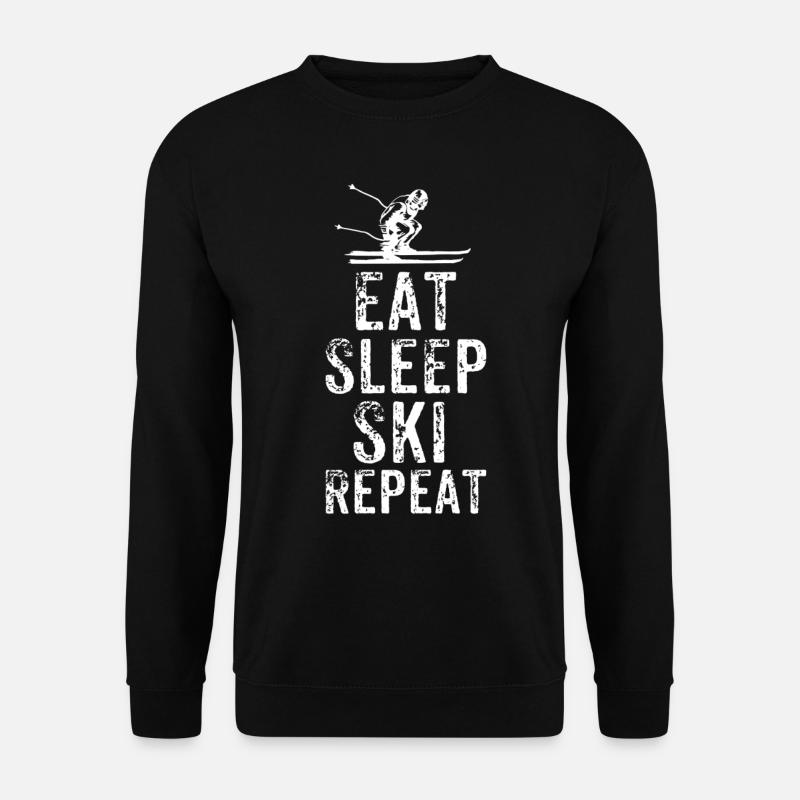 Ski - Unisex Pullover - Schwarz