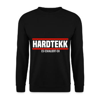 Techno Techno Musique Techno Amateurs Raver Disco - Sweat-shirt Unisexe - noir - Devant - Alina (178cm) & Michal (187cm)