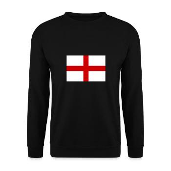 Angleterre drapeau anglais londres moyen age - Sweat-shirt Unisexe - noir - Devant - Alina (178cm) & Michal (187cm)