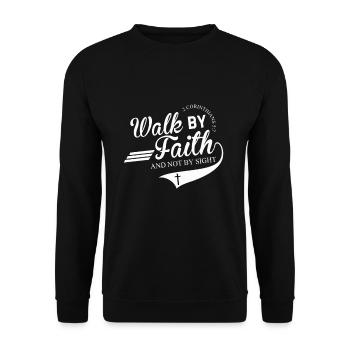 Cadeau du christianisme - Sweat-shirt Unisexe - noir - Devant - Alina (178cm) & Michal (187cm)