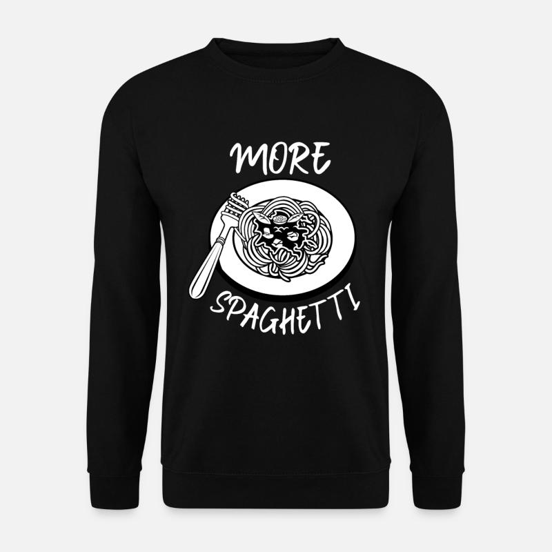 Spaghetti - Unisex Pullover - Schwarz