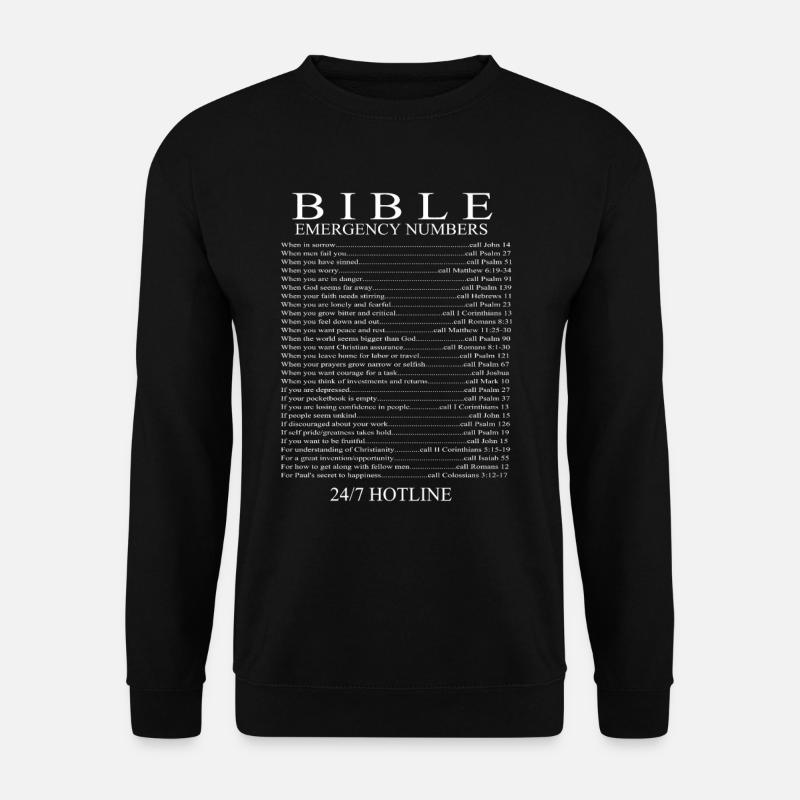 Cadeau du christianisme - Sweat-shirt Unisexe - noir