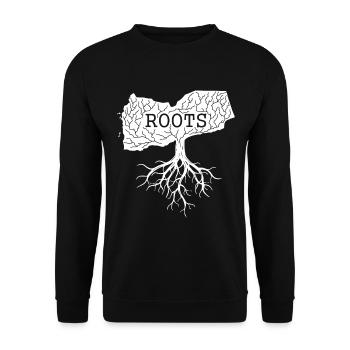 Yemen Yemeni Jemen Jemenit Geschenk - Unisex Pullover - Schwarz - Vorne - Alina (178cm) & Michal (187cm)
