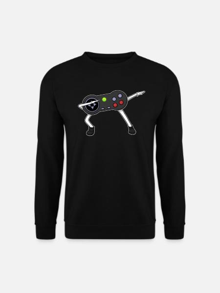 Dabbing Controller Dab Gamer Gaming - Unisex Pullover - Schwarz