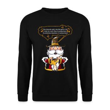 Krambambuli | Couleur Student | fraternity - Unisex Sweatshirt - black - Front - Alina (178cm) & Michal (187cm)
