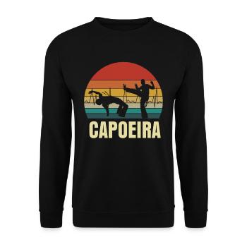 Capoeira Rythme cardiaque - Sweat-shirt Unisexe - noir - Devant - Alina (178cm) & Michal (187cm)