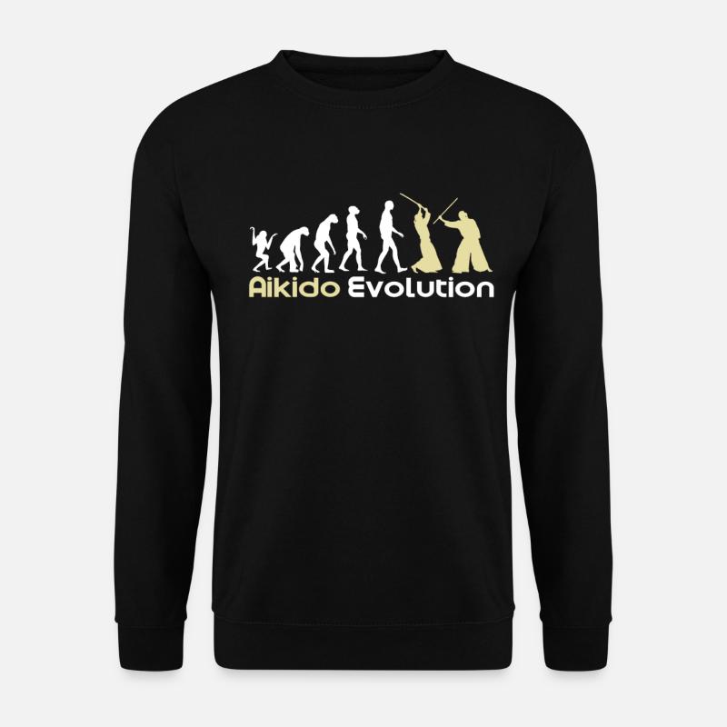 Aikido Evolution - Unisex Pullover - Schwarz