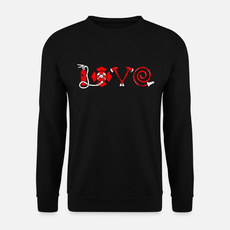 fire Department - Unisex Sweatshirt - black
