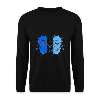 Bacteria Cleaning Cleaning Cleaning Cleaning Lady Household - Unisex Sweatshirt - black - Front - Alina (178cm) & Michal (187cm)