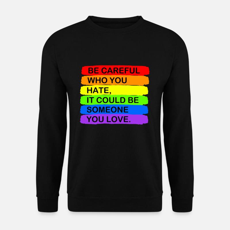 Cadeau Gay Pride - Sweat-shirt Unisexe - noir