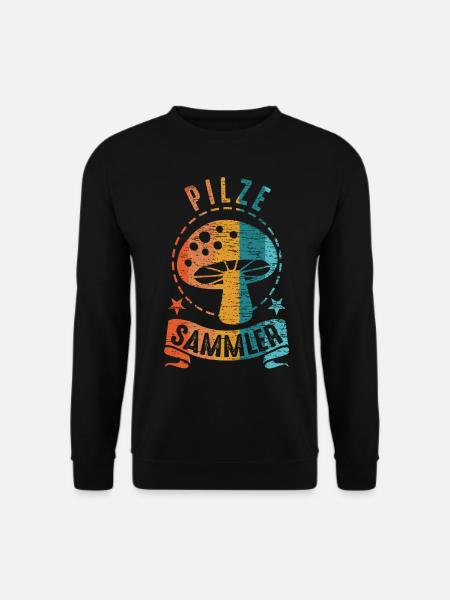 Pilz Pilzsaison Pilze - Unisex Pullover - Schwarz