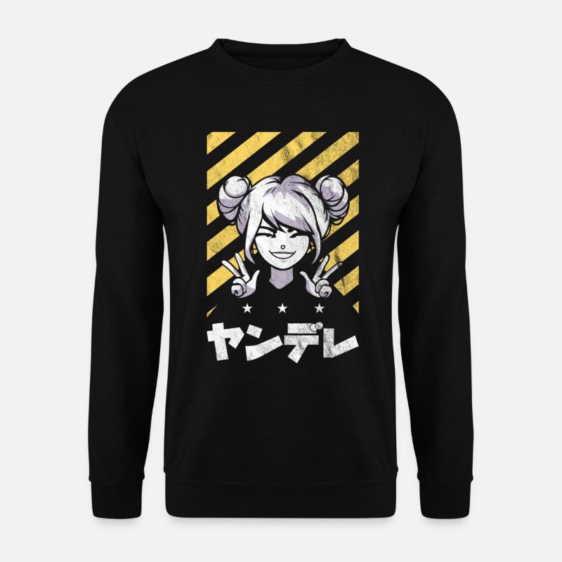 Anime Otaku - Unisex Pullover - Schwarz