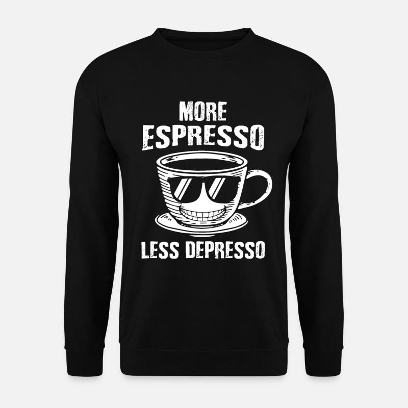 espresso - Unisex Sweatshirt - black