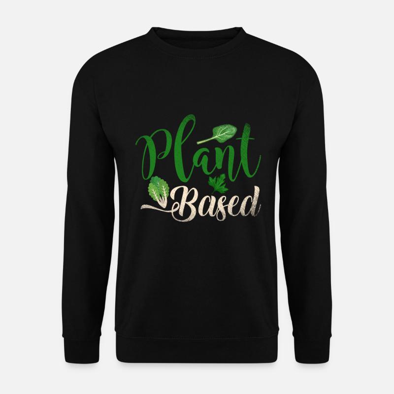 Plant Based - Unisex Pullover - Schwarz