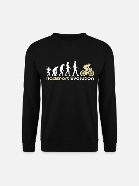 Evolution du cyclisme - Sweat-shirt Unisexe - noir