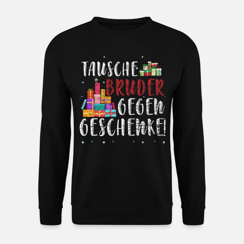 Weihnachten Bruder Weihnachtsgeschenk - Unisex Pullover - Schwarz