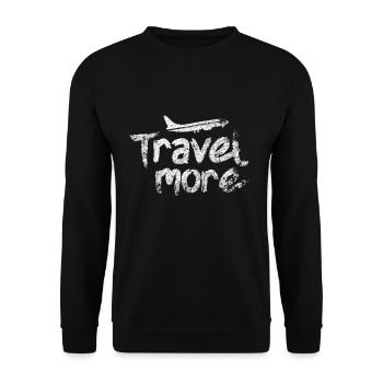 Travel - Unisex Pullover - Schwarz - Vorne - Alina (178cm) & Michal (187cm)