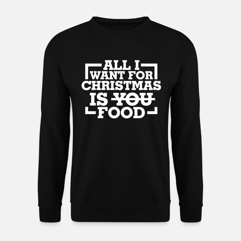 Weihnachten Lustig Geschenk Weihnachts T-Shirt - Unisex Pullover - Schwarz