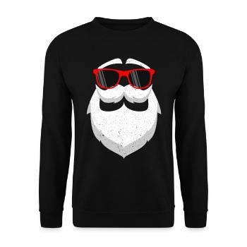 Christmas Funny Gift Christmas T-Shirt - Unisex Sweatshirt - black - Front - Alina (178cm) & Michal (187cm)