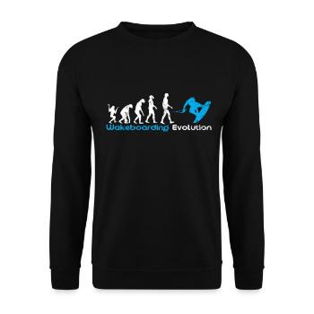 Evolution du wakeboard - Sweat-shirt Unisexe - noir - Devant - Alina (178cm) & Michal (187cm)