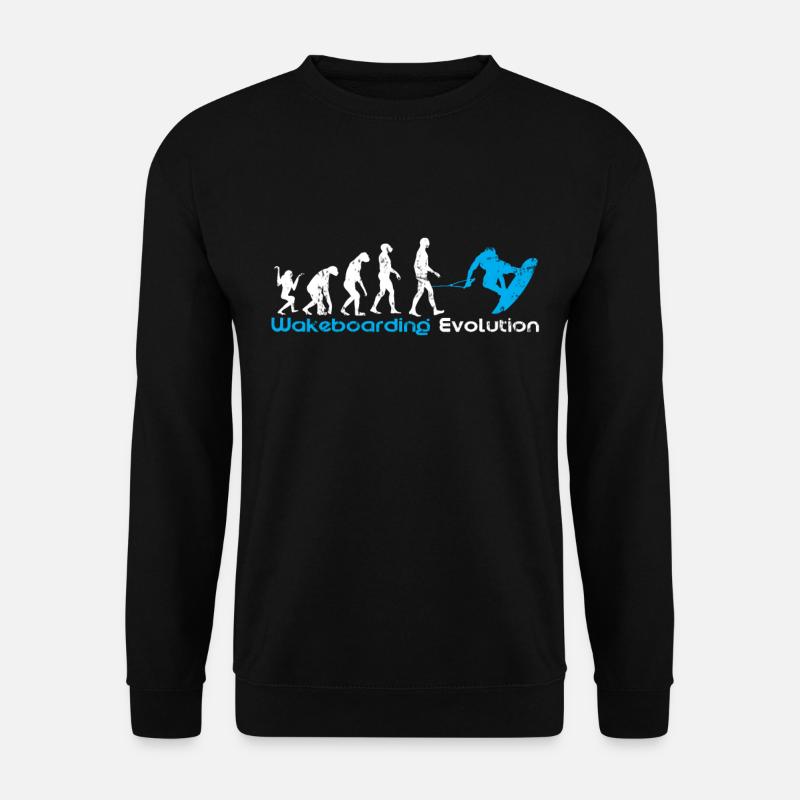 Wakeboard evolution - Unisex Sweatshirt - black