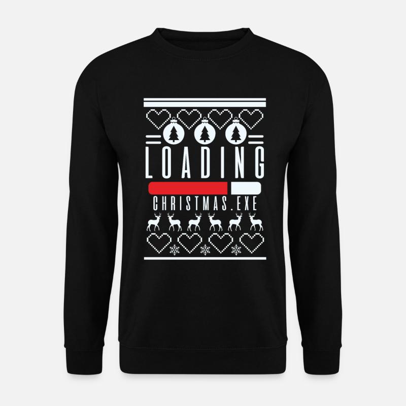 Admin Loading Christmas Weihnachten Geschenk - Unisex Pullover - Schwarz