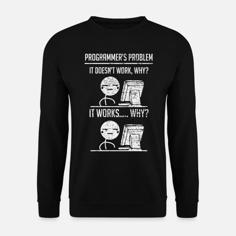 Programmieren Programmierer Codierung - Unisex Pullover - Schwarz