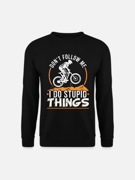 Mountain biker gift - Unisex Sweatshirt - black