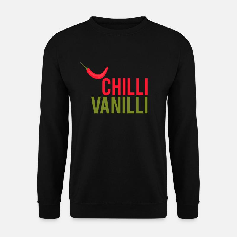 CHILLI VANILLI | PEPPERONI | FUN | TREND | FASHION - Unisex Pullover - Schwarz