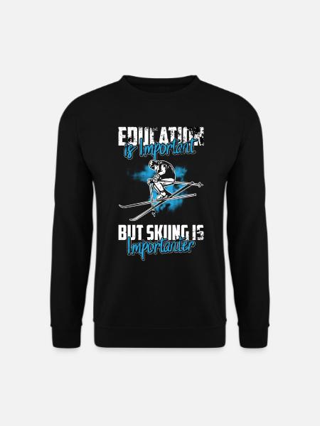ski - Unisex Sweatshirt - black