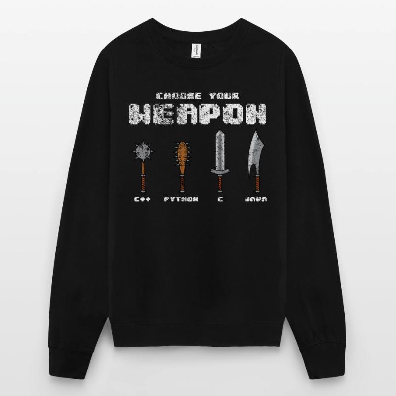 C ++ Phyton C Programmeur Logiciel Java Codeur Joke Sweat-shirt Unisexe