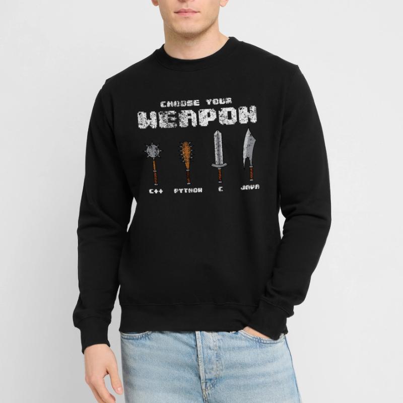 C ++ Phyton C Programmeur Logiciel Java Codeur Joke Sweat-shirt Unisexe