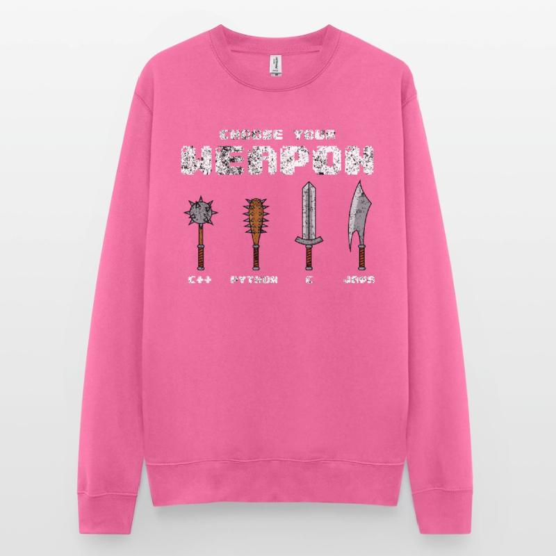 C ++ Phyton C Programmeur Logiciel Java Codeur Joke Sweat-shirt Unisexe