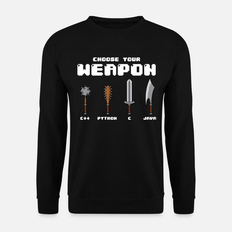 Cadeau étudiant en informatique - Sweat-shirt Unisexe - noir