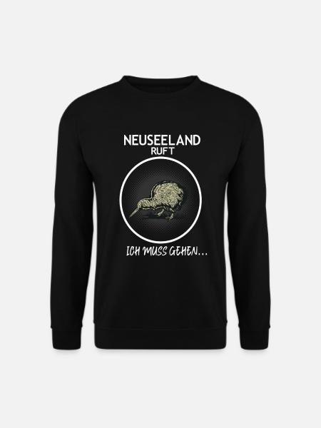 Neuseeland Backpaper Urlaub Souvenir Geschenk - Unisex Pullover - Schwarz