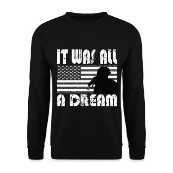 Hip Hop - Unisex Pullover - Schwarz - Vorne - Alina (178cm) & Michal (187cm)