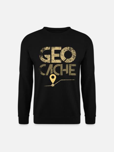 Geocache Geocaching Geocatcher Geocatcherin - Unisex Pullover - Schwarz
