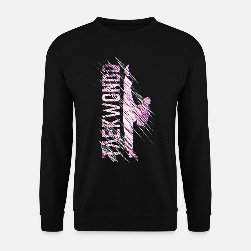 Taekwondo high kick - Unisex Sweatshirt - black