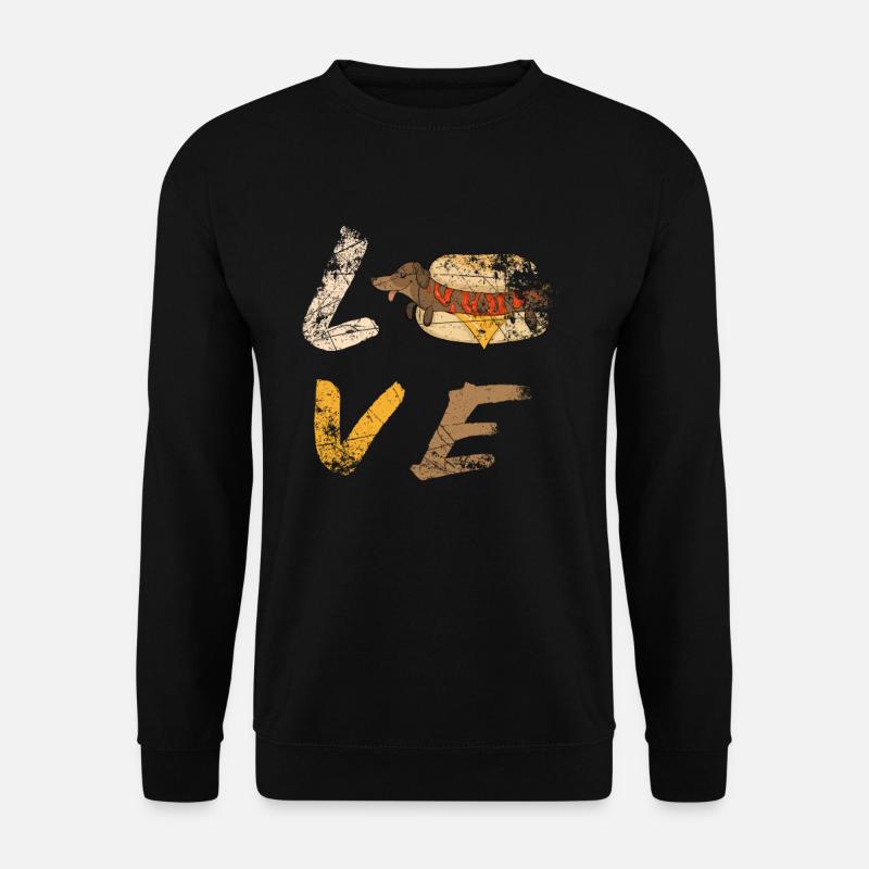 Dachshund - Unisex Pullover - Schwarz