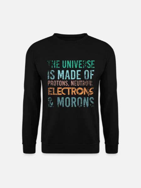 Physikstudent Physiker Physik Science Wissenschaft - Unisex Pullover - Schwarz