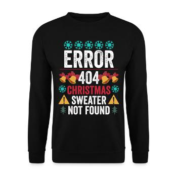 Programmateur de Noël - Sweat-shirt Unisexe - noir - Devant - Alina (178cm) & Michal (187cm)