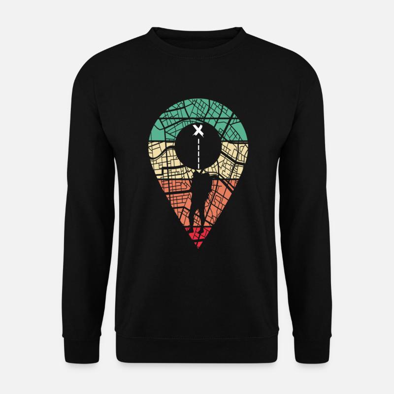 Schatzsuche GPS Schnitzeljagd Cacher Cache - Unisex Pullover - Schwarz