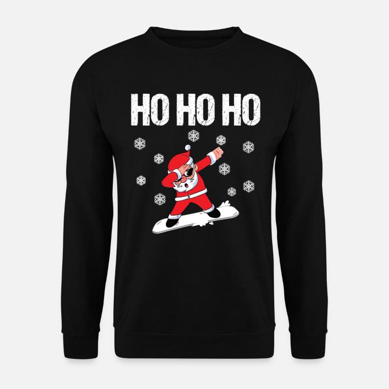 Dabbing Santa Santa Claus - Unisex Sweatshirt - black