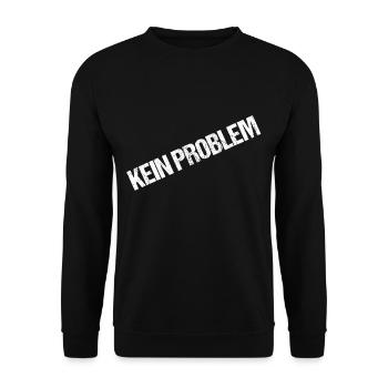 Kein Problem - Unisex Pullover - Schwarz - Vorne - Alina (178cm) & Michal (187cm)