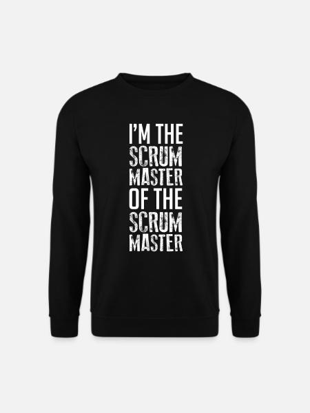 Scrum Master Software Docker Geek Agile - Unisex Pullover - Schwarz