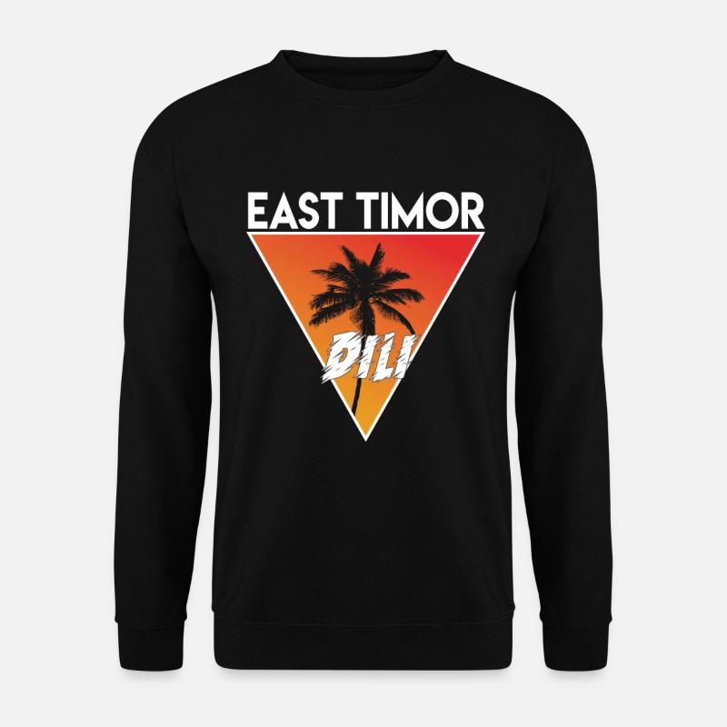 Osttimor mit Hauptstadt - Unisex Pullover - Schwarz